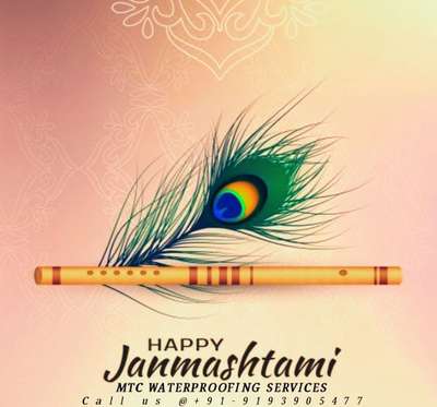 Happy Janmashtami
MTC WATERPROOFING SERVICES
CALL US@+91-(9193905477)