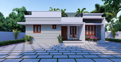 exteriors
 800 sqft 
 #modern 
 #exterior 
 #contemporary