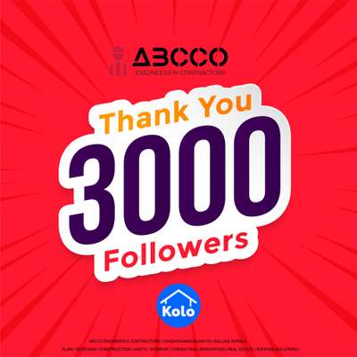 3000+ Kolo followers! 500+ Happy clients, Much obliged to you. Keep sharing, keep liking, keep commenting, and help me to improve. Thank you, followers! Thank you All 🥰♥️💐

 #koloapp  #3000followers  #koloviral #kolopost  #abcco  #afsarabu #trendingdesign  #trendy #thankyou  #thankstokolo  #my_new_project #trendingdesign