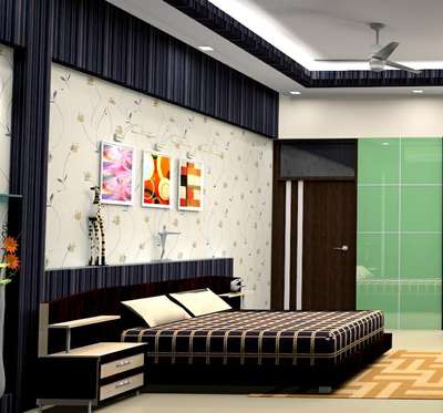 3d for bed room interior
