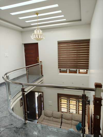 Bend Glass Handrails  #GlassHandRailStaircase  #handrails  #handrailwork  #KeralaStyleHouse  #GlassStaircase