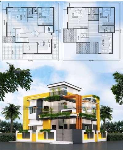 Proposal map design in 3500 rs and elevation design in just 7000rs