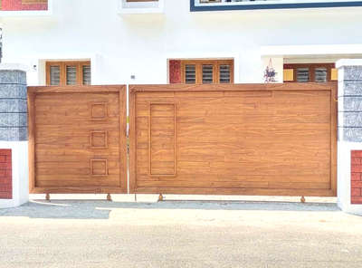 steel gate with wooden paint   finishing
 #HouseDesigns 
 #InteriorDesigner 
#gates 
 #CivilEngineer 
 #exterior_Work