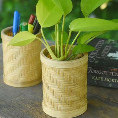 Bamboo planter
handwoven bamboo planter for Home decor  #planters #bamboo #HomeDecor  #handmade #woven #plant