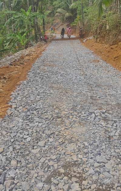 WBM Road Stone laying
