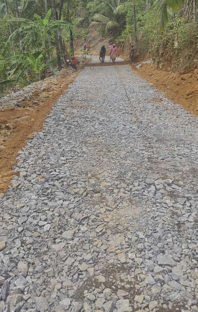 WBM Road Stone laying