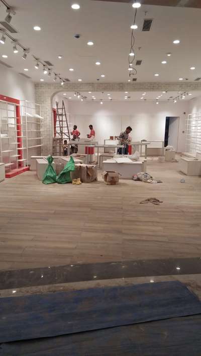 Bata showroom #FlooringTiles #tiles #tileswork