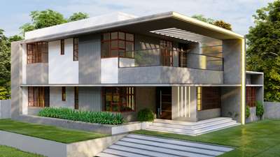 ultra modern minimalist contemporary style..... project @peechangode, wayanad