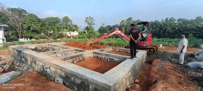 we build your dream home @your land 
earth filling
#empirebuilders 
#keralastyle  #kadambazhipuram  #TraditionalHouse