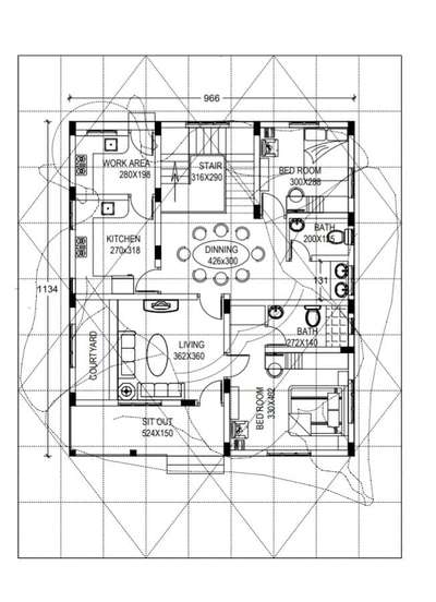 3bhk house plan Just 5 cent land
construction cost Rs 2000/-Sqft. 1500 Sqft house 30 lakhs