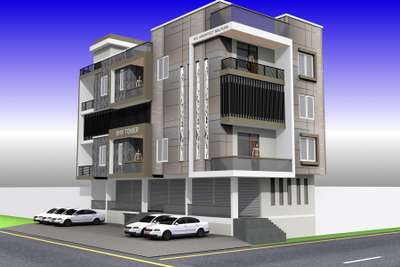 *3d view of building*
3d view rate 25 per sq.ft elevation height
