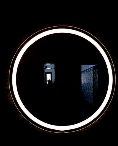 1mtr round led mirror