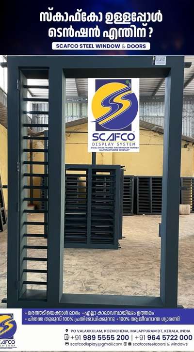 Scafco Steel Door Frame And Window Frames manufacturer 9895555200