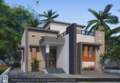 570 square feet villa 
project complete 
Client: Shafeeque 
Location: vadapuram Malappuram (dist)