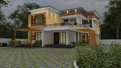 2500 Sq.Ft 4BHK Residential Building at Kadampanadu,Adoor