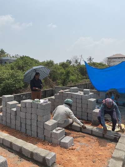 Ongoing brick work at Edakochi

#homeconstruction
#homeinterior
#buildingplan
#homeconstruction