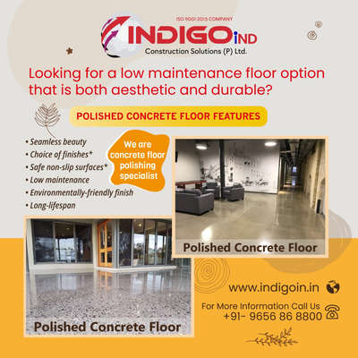 polished concrete flooring