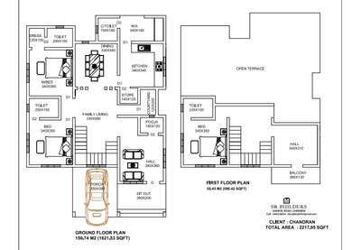 Budget home plan❤️
2200 Sqft