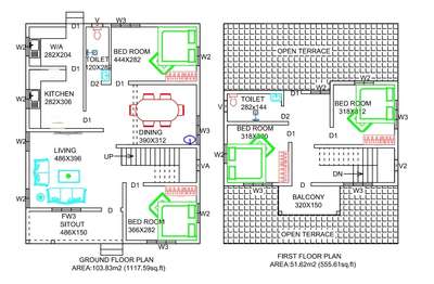 #1700sqft  #2 storey house plan #4BHKHouse