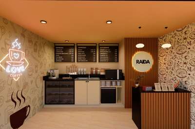 Interior design project for Raida Cafe ✨ Crafted with modern aesthetics and a cozy dining atmosphere. #InteriorDesigner  #Interior_Designing  #architecturedesigns  #Architect  #Architectural&Interior   #commercialdesign  #commercialproperty  #kerala_architecture  #archituredesign  #trivandrumarchitects  #trivandruminteriors