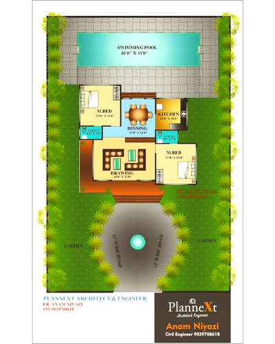 location @khandwa_road indore 
client - shree anand goyel 
farm house plan