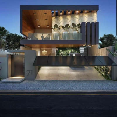 Modern Exterior Design 
Front Elevation