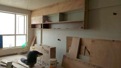 kitchen & Wall cabinet work@ Logix bolossom Zest, sector 143, Noida