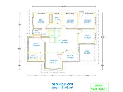 3 Bedroom plan