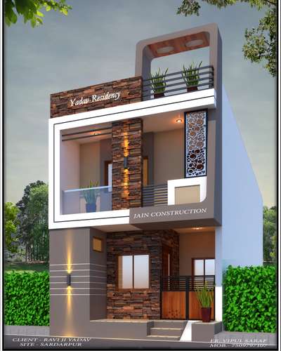 U Dream We Built 
We are Team Jain Construction 
Proposed plan of Mr. Ravi Ji Yadav 
Site Location - Sardarpur 
 #modernelevation #modernhousedesigns #exterior_Work