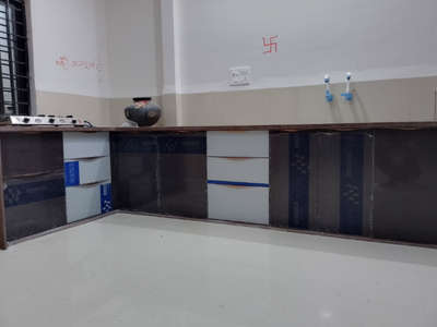 pvc modular kitchen with lamination*#@