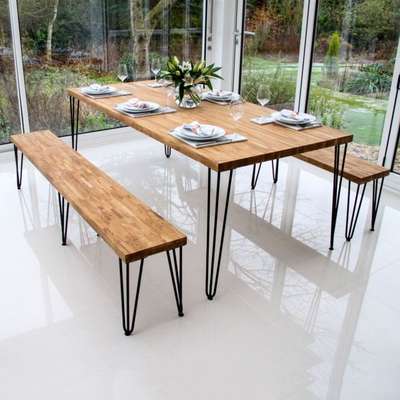 hair pin leg dining tables