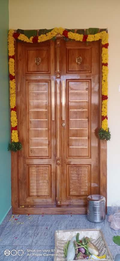 teak front double door 🚪