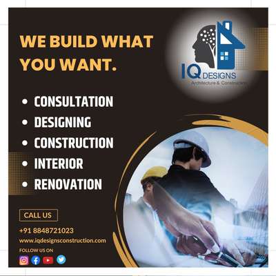 We Build What You Want.
Contact Us+91 88487210
 #iqdesigns  #iqconstructionlife  #iqdesignsconstruction  #iqhomedecor  #homecostruction  #InteriorDesigner