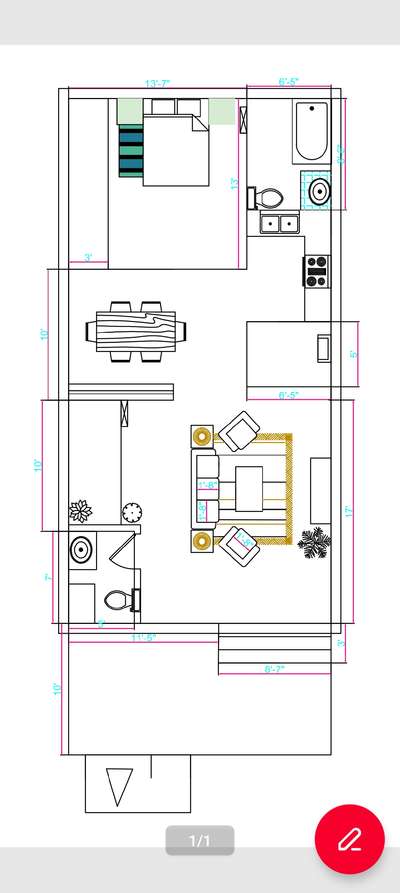 Plan :- 20×50

If you need house plan price starts in rs5000
comment down 👇

how's it is ?

 #FloorPlans #20x50houseplan #2d_plans #homesdesign #koloindial #koloapp #InteriorDesigner #interiordesign  #intetior