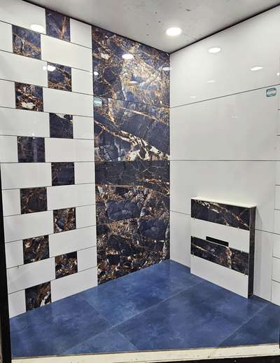 #newgeneration
#BathroomTIles
#bluecolourinterior
#Silvan_Palakkad