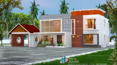 kerala Exterior Model Home Thrissur  9633087808 #KeralaStyleHouse  #keralastyle  #keralatraditionalmural  #keralaplanners  #keralahomeinterior  #kerala_architecture