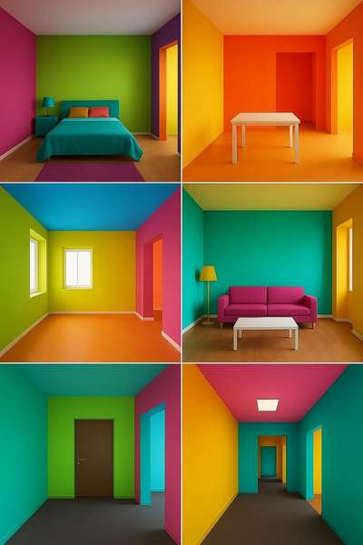 🥀🔥 Dark Colour In Wall Home Painting By Pawan Contractor