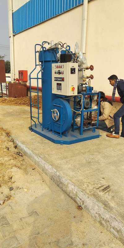 Steam boiler pipeline and installation