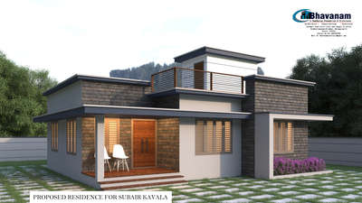 Proposed residence for Mr Subair Thelpara 850 sqft home design ..