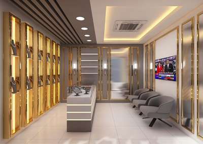 Jewelry shop design #sayyedinteriordesigner