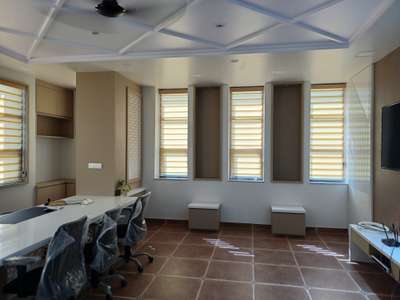 office in acrylic, duco n veneer finish.