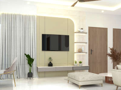 #LivingRoomTV proposal for beige theme