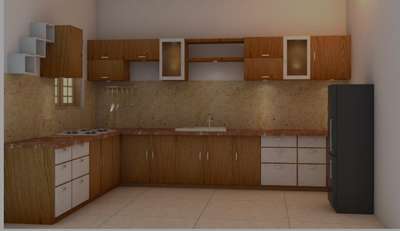 #Kitchen interior @ Aroor