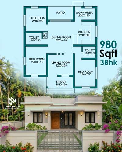 ✅Budget Home
✅986 Sqft 3 Bhk
✅budget 20 Lakhs

#FloorPlans #3bhk #SouthFacingPlan #ElevationHome #3Dexterior #3Delevation #KeralaStyleHouse #ElevationHome #budgethomes #compacthouse #SmallHomePlans #980sqft #plan