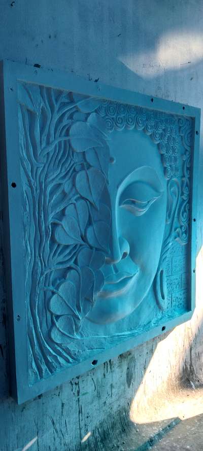 Budha cement relief art