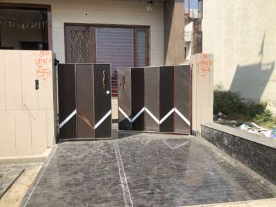 Aluminum profile gate golden disign