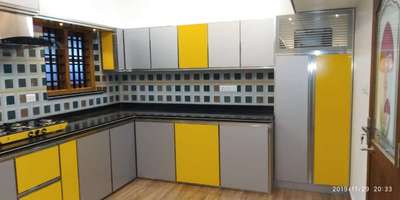kitchen cupboards in alumin section