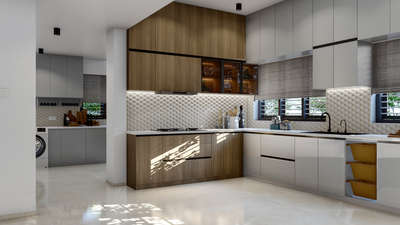 #KitchenIdeas #ModularKitchen #KitchenInterior