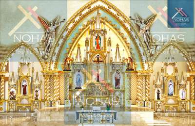 Kerala catholic Church altar design 
#church3d #catholicprayerwall #architecturedesigns #Architectural&Interior #architact #churchkerala #ChristianPrayerRoom #churchrenovation