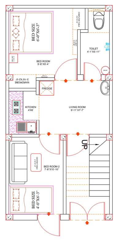 2d plan view